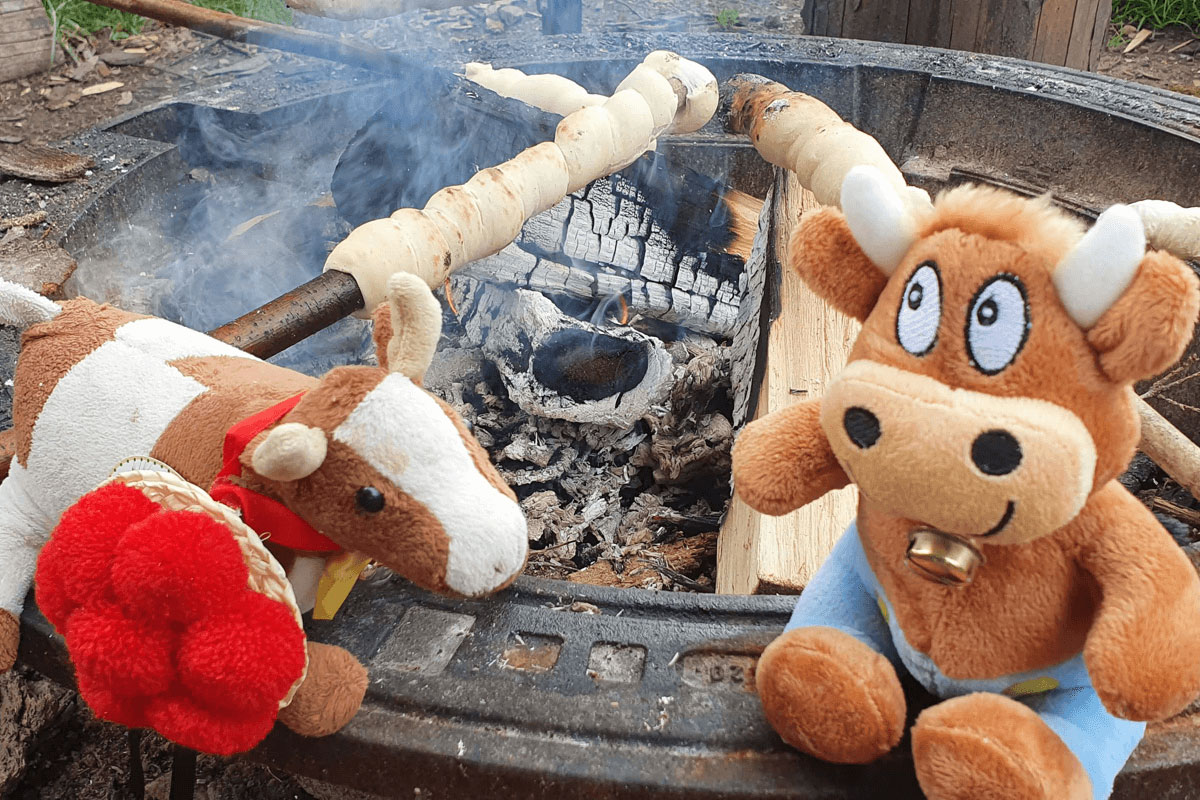 Friederike-Ferienhof-Hirschfeld-Stockbrot