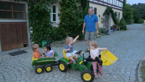 Kinderfuhrpark auf dem Ferienhof Frankenhöhe