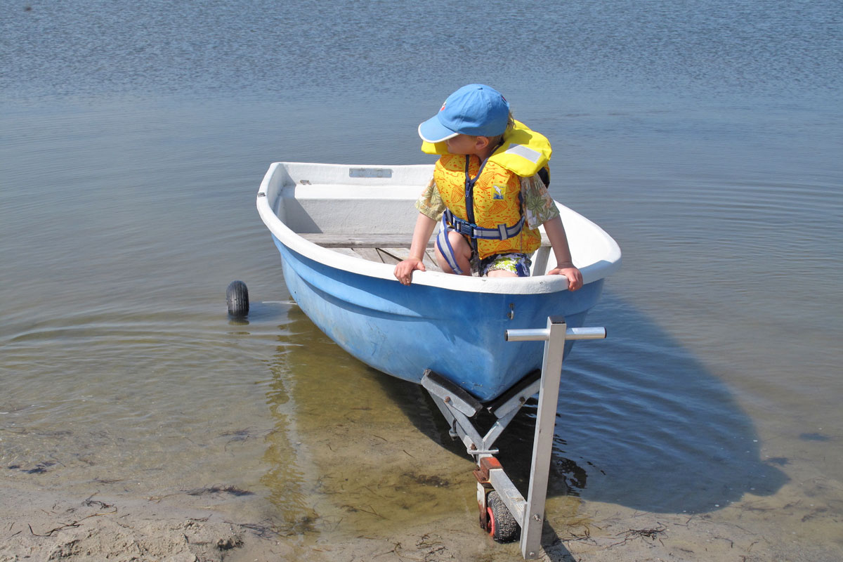 Boot fahren auf dem Meer